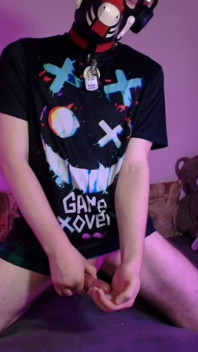 Playful Pup Jerks and Cums in Every Pose