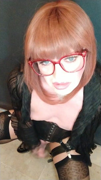Naughty Latex Crossdresser