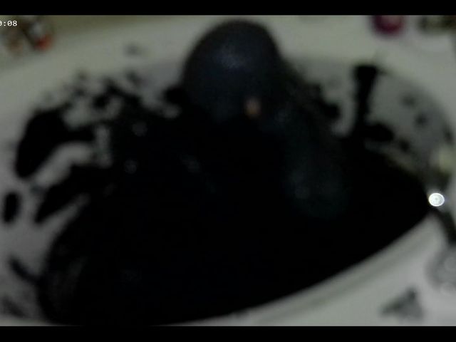 Playing with a Wam Substance of Liquid Latex. Coating Most of My Bare Body in Latex. Becoming Latex. (Sunbeam0072)