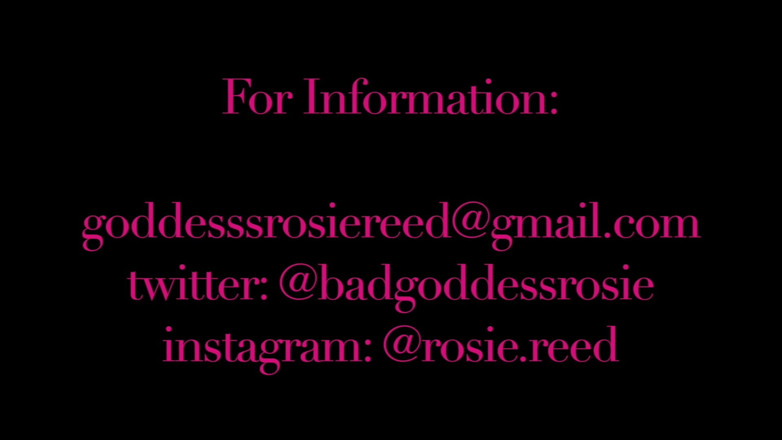 Rosie Reed: Богиня финансовая домина Rosie Reed командует тебе переедать на клипы