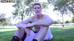 Gay Hoopla: Новый высокий футбол Jock Jay Bloomer