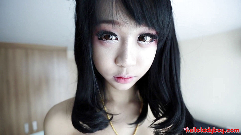 Hello Lady Boy: Pretty Doll like babe fucked