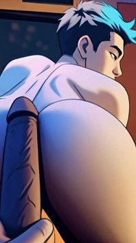 Emo Lesbian Takes BBC Hentai