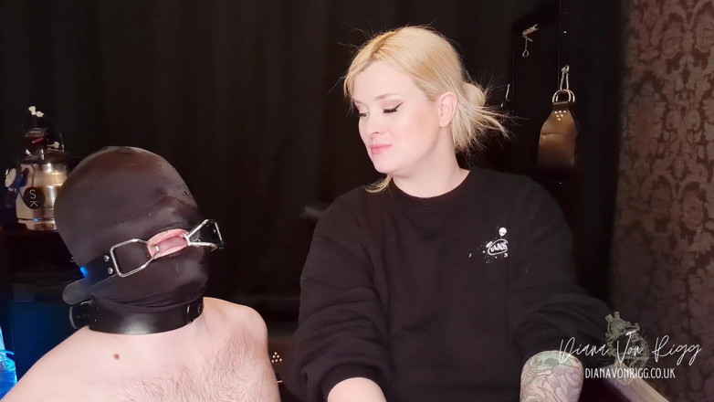 Diana Von Rigg: Hogtie Struggle for My Spit