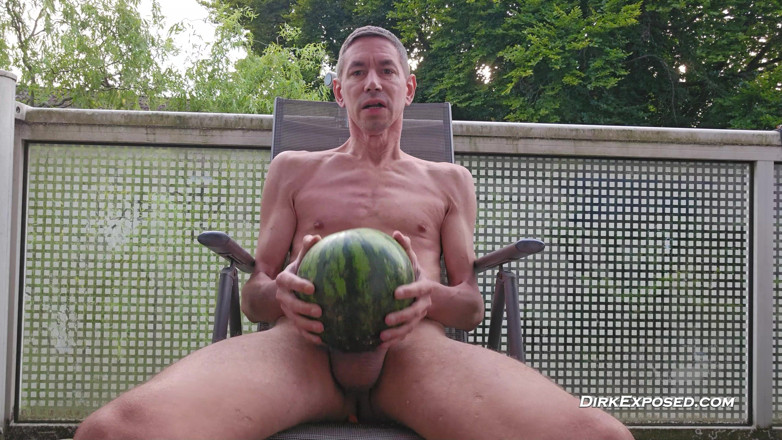 Dirk Exposed: Apertado buraco de melão molhado para meu pau grande