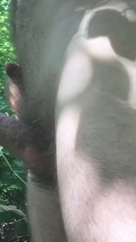 Masturbation in the Wood, Hair Big Dick, Jerk