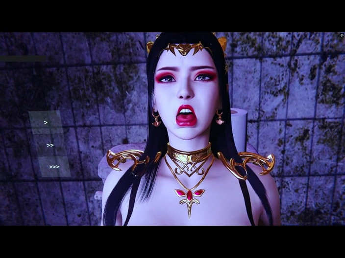 X Hentai: Afrodite virtuale in movimento: Curve divine - Animazione 3D Hentai