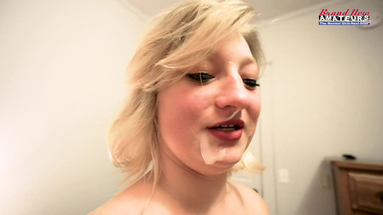 Brand New Amateurs: Krátká sassy BBW 18 letá Faith jezdí na péru s obrovským...