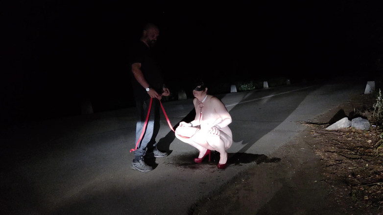 Toilet Mommy: Seorang lelaki membuatkan saya menghisap zakar dan kencingnya di jalan...