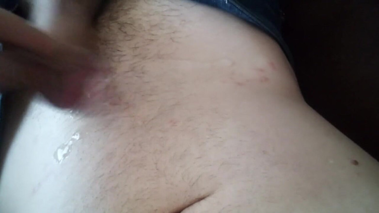 LilTaste: Transgirl Naked Tasting Her Yummy Cummy Stomach