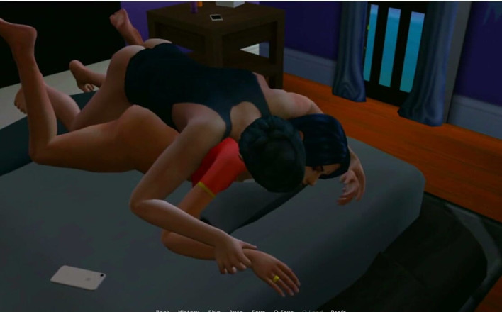 XXX Games Bunk: Insimology - oyun - rol yapma - sari -desi hizmetçi sahibi üvey oğlunu yatakta sikiyor