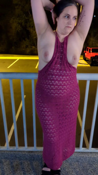 Hot Wife Showing off at the Resort!