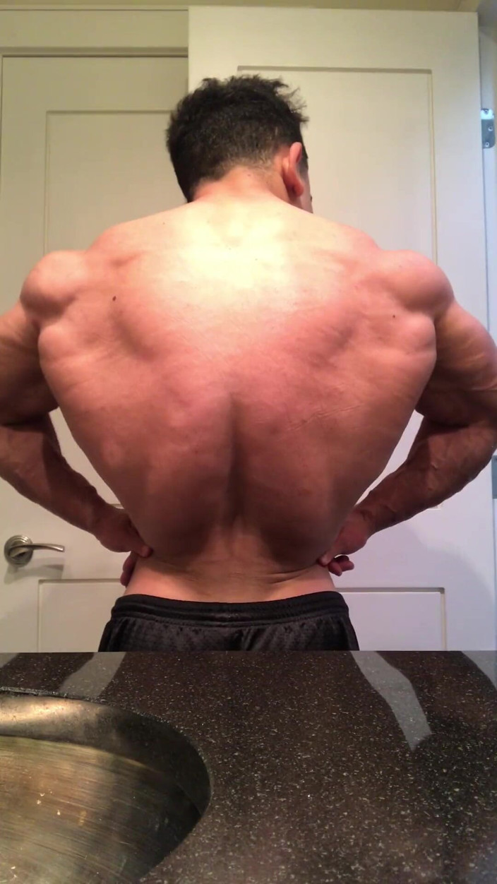 Benji Bastian: Jacked Bodybuilder Benji Bastian Flexing His Huge, Shredded, Muscles