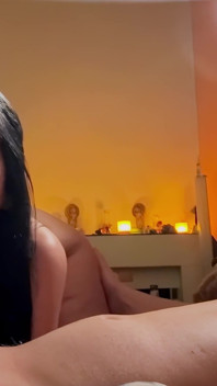 Ein echter amateur-gute-nacht-blowjob