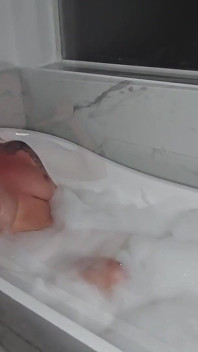 Baño de burbuja la masturbación