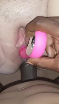 BBC Anal Missionary Pounding While Fucking My Pussy with Vibrator