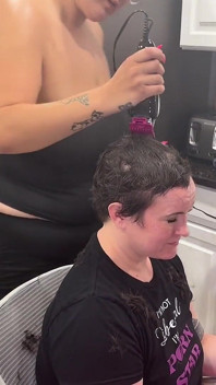 Shaving Quinn’s Head