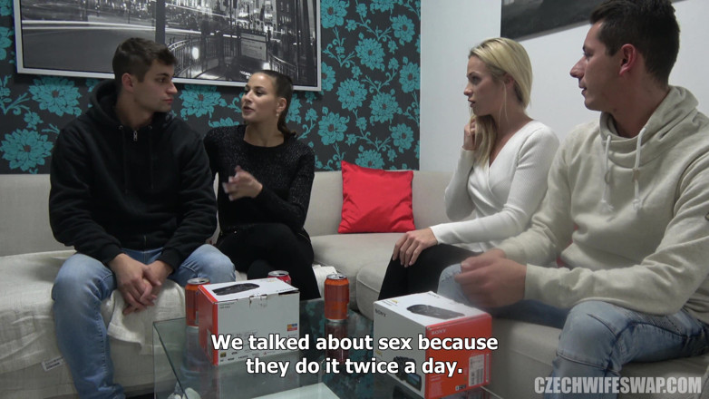Czech Wife Swap: Czech Wife Swap 4 - Part 4 Wild Fuckfest Everyone Goes All in!