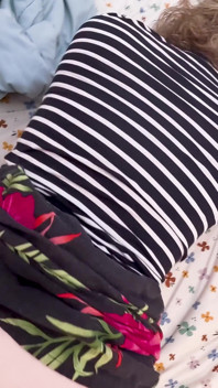 She Invites His Penis to Cum Inside When Stepson Is Caught Peeping