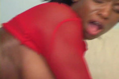 CBD Media Interracial: Špinavá africká nadržená děvka je opravdu tvrdě ošukána