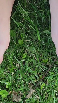 Toes in Grass