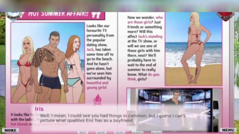 3DXXXTEEN2 Cartoon: Sesiune de modelare în pielea goală. Sex cu desene animate porno 3D