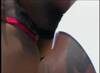 Black Jass: Alluring honey fucked on a garden swing