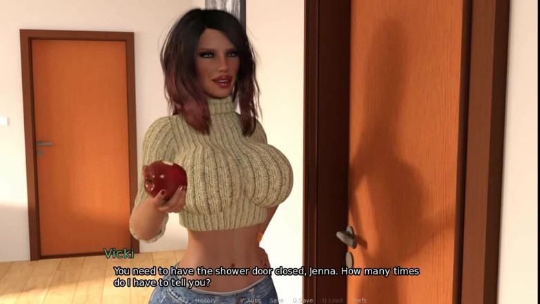Dirty GamesXxX: Pengen ngentot sama tamuku: fingering memek dan orgasme di kamar...