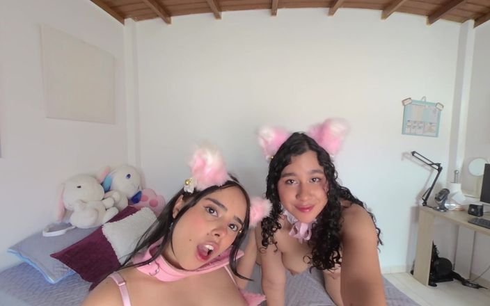 CuttiejennieVR: I gatti provocani ti fanno mangiare il tuo sperma parte 1