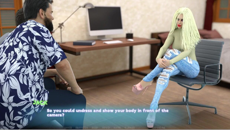XXX Games Bunk: Gordon - permainan - main peranan - Jack Story - Fiona Casting