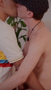 Bro Spies on My Big Cut Cock & Helps Me Breed His Ass Raw - Creampie