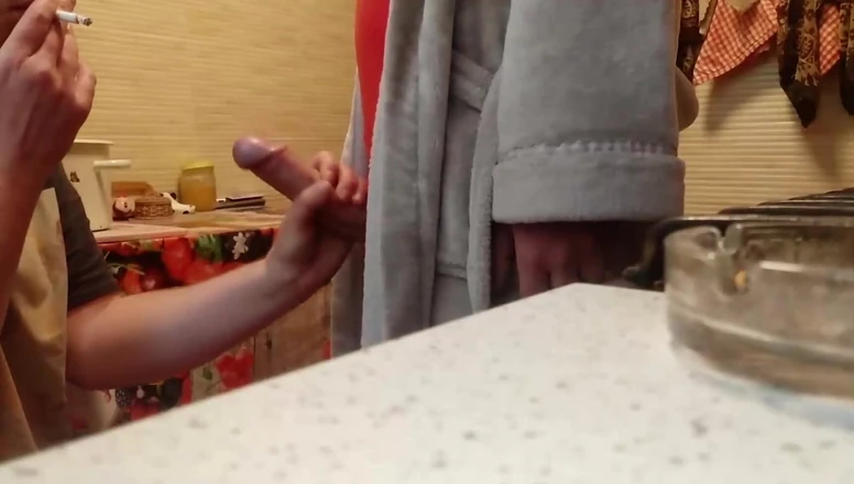 SchoolPrincess: Cigarette His Dick and Sperm