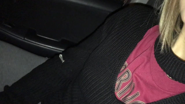 Evelin Stone: Risky Sloppy Car Horny Blowjob