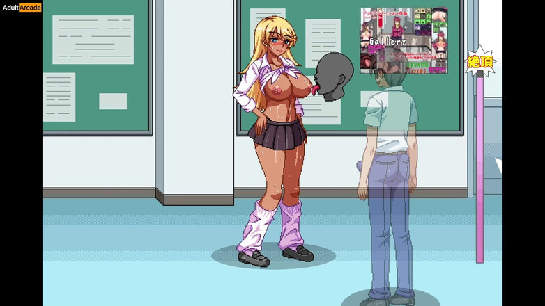 LewdArcade: Öğretmen üniversitede öğrencilere göğüslerini teşhir ediyor - bayan kyoko yapmak istiyor