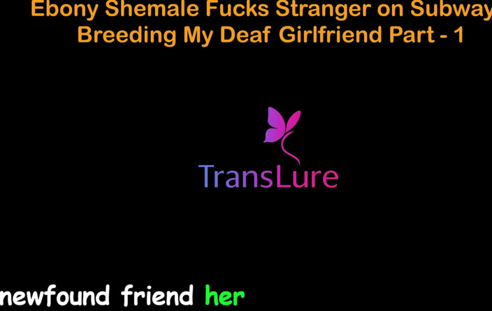 TransLure: Englische audio-sexgeschichte - ebenholz-transe fickt fremden in der u-bahn - besamung meiner...