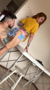 The Red-haired Neighbor Pulled Me and Took a Nice Cock While Her Husband Was at Work