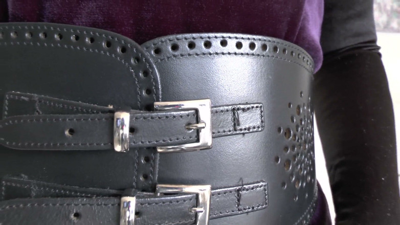 Lady Victoria Valente: Wide Tight Belts Part 83 Lady Victoria Valente