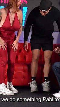 Big Ass Latina Has Hard Sex in Front of Fat Wanker - Knock Knock & Juan Bustos Show