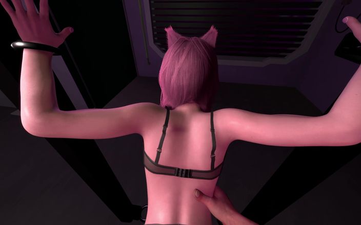 NSFW Gaming: 在站着后入式操狐狸耳女孩 第一人称视角