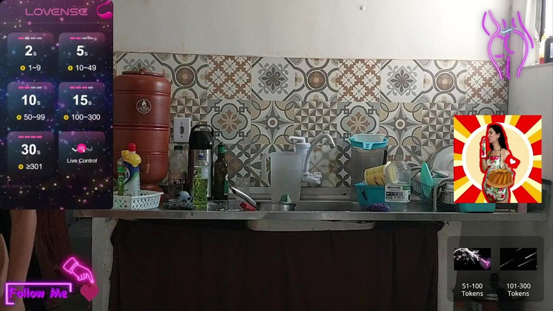 Renatinharj: Küçük Vanessinha Mike ile Mutfakta Sıcak Seks