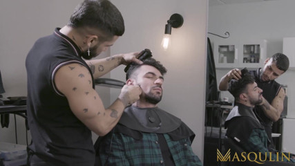 Masqulin: Masqulin hair stylist Brock Banks barebacks gay Ian Greene