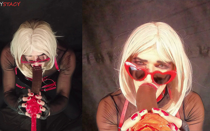 sillystacy: Banci Berlatih Deepthroating Big Black