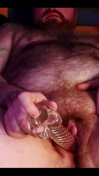 Trans Man / Ftm Fucks Himself with a Glass Dildo