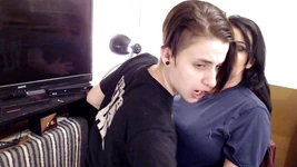 True lovers passionate lesbian kissing