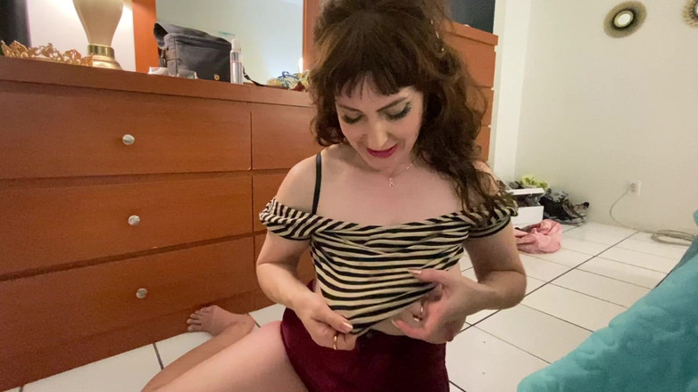 Melody Mynx: Bts na Nastavit Titjob před natáčením