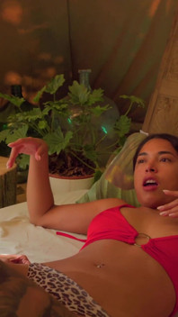 Glamping Threesome, Tattooed MILF Wakes up Couple and Spoils the Guy