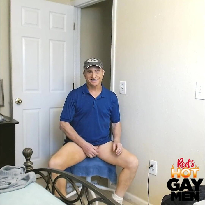 Reds Hot Gay Men: Roșcată solo cu pula mare