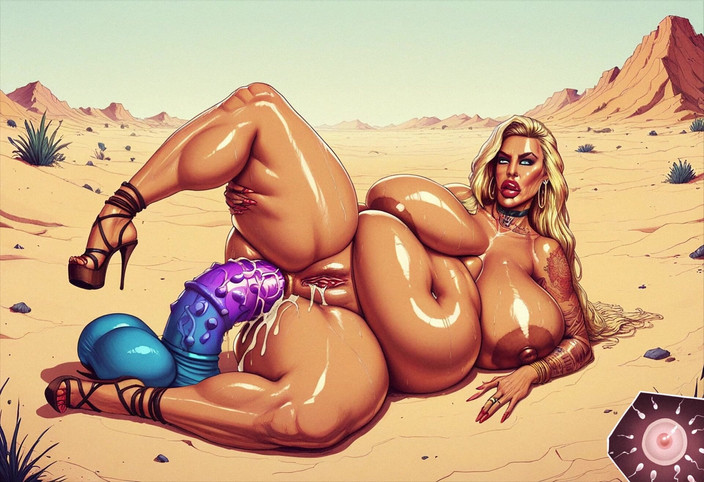 Emily Lilith: Awek montel gemuk blonde berkongkek keras, wanita bengkung dengan tetek...