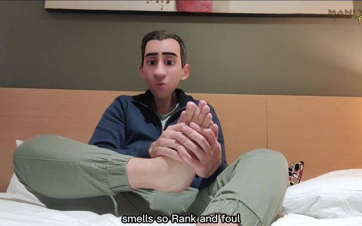 Manly foot: 게이 새아빠 - 침대 1개 - 내 핫한 새아빠와 내 호텔에서 혼자 나쁜 따먹고 싶어