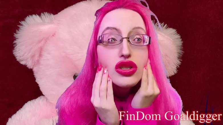FinDom Goaldigger: Pieprzona różowa transformacja pluszowych zabawki